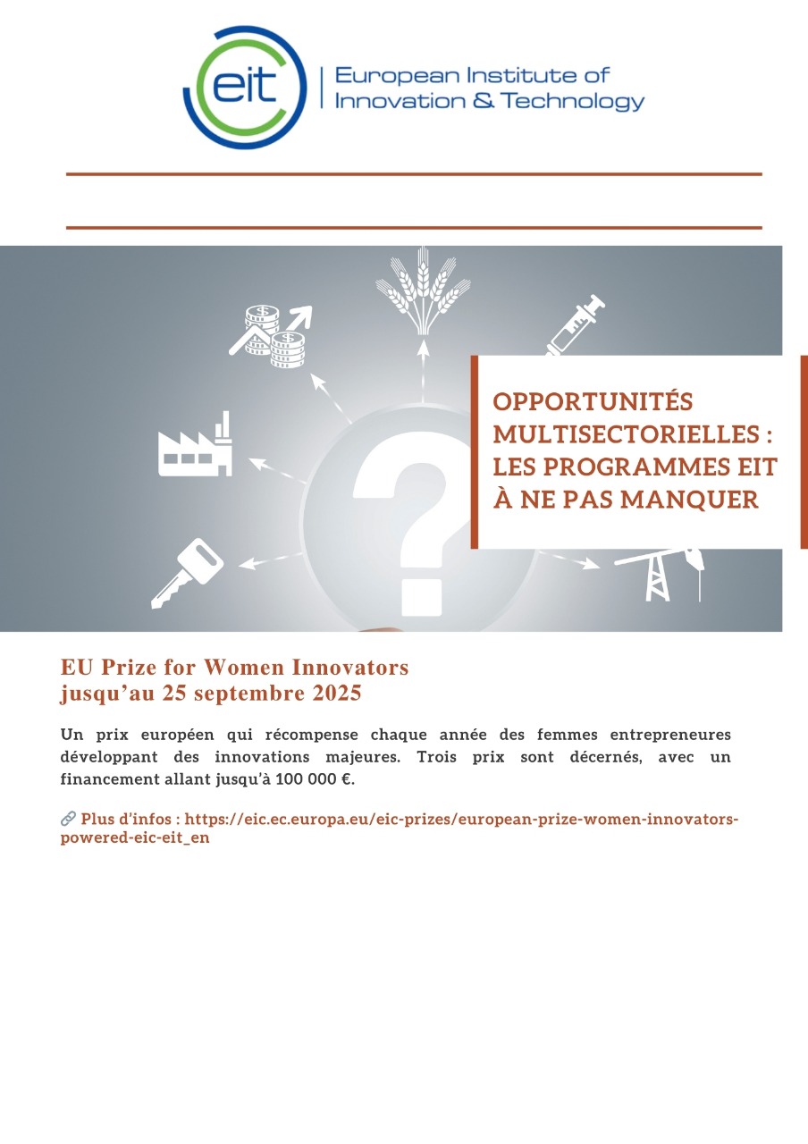 EIT Prize for Women Innovators